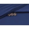 egyszínű 100% pamut jersey /sötétkék