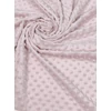 minky dot /rose gold