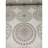 viaszos vászon /barna mandalák (egy mandala 27.5cm×27.6cm) /drapp melange