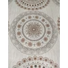 viaszos vászon /barna mandalák (egy mandala 27.5cm×27.6cm) /drapp melange