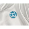 felvasalható aplikáció /foci labda (átmérő 3.5cm) /türkizkék-fehér