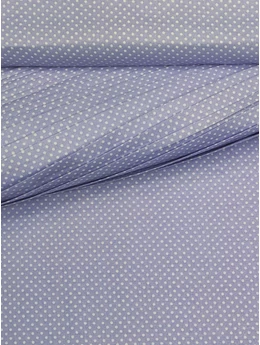 mintás pamutvászon /fehér pöttyös (2mm) /pasztell lila