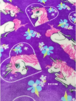 mintás wellsoft /Unikornisok szívben (fekvő 15 cm) /lila