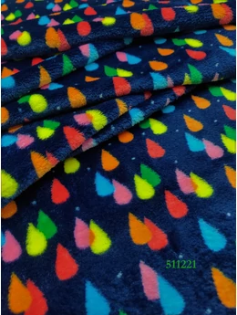 mintás wellsoft /szivárvány eső (vízcseppenként 2,5cm*1,5cm) /sötétkék