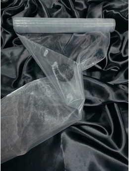 organza /37cm széles /ezüst szürke (10 yard)
