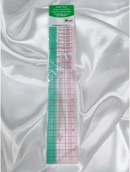 rugalmas műanyag szabó vonalzó /30cm /átlátszó