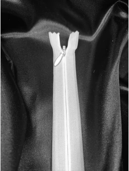 rejtett cipzár 18cm (RT0 /20mm) /műanyag /fehér