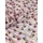 elasztikus mintás futter DIGITAL print /Minnie egér virágkoszorúban (Minnie 5cm×4cm) /lila-babarózsaszín(FÉLMÉTER)