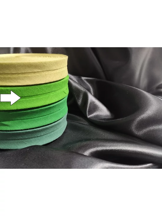 pamut ferdepánt /bevasalt /20mm /élénkzöld