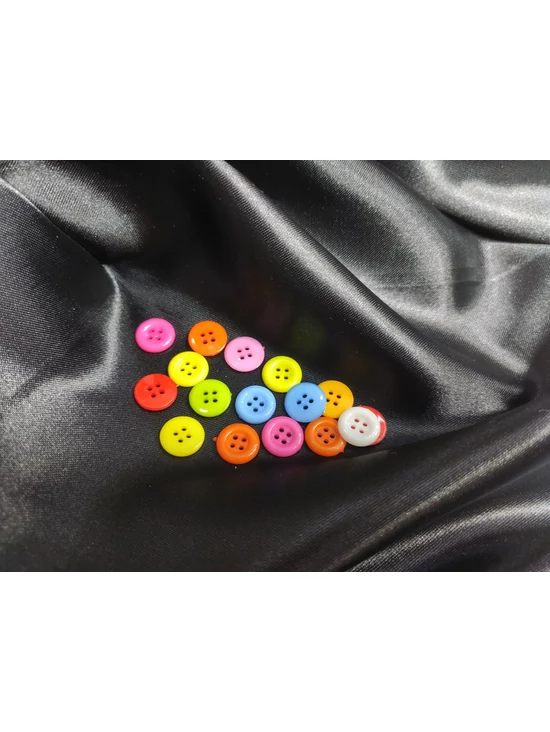 dekorációs műanyag gomb /kerek (1.3 cm) /színes mix