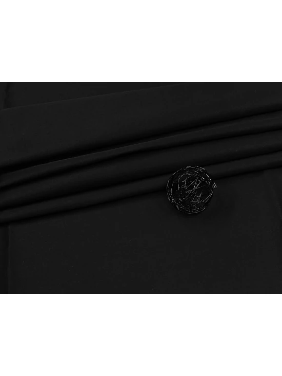 egyszínű munkaruha vászon kevertszálas /twill /fekete