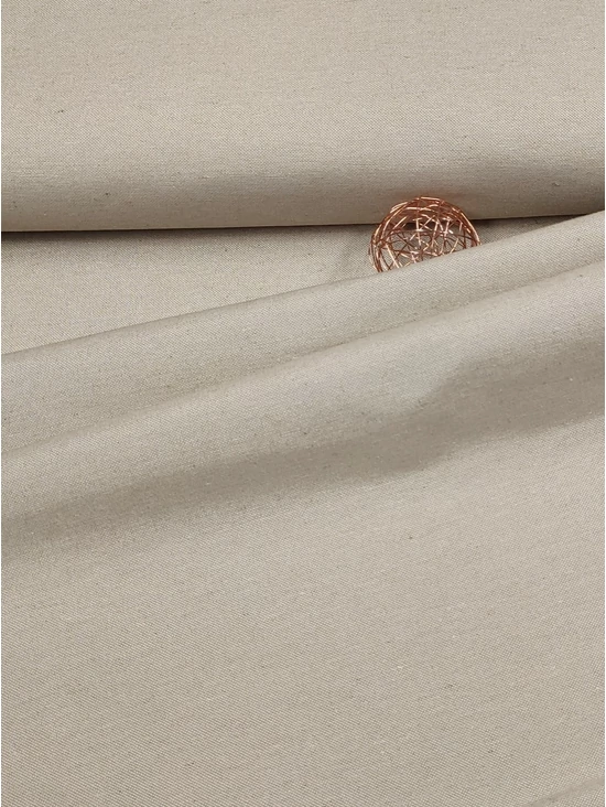 egyszínű LONETA vastag vászon /melange /taupe