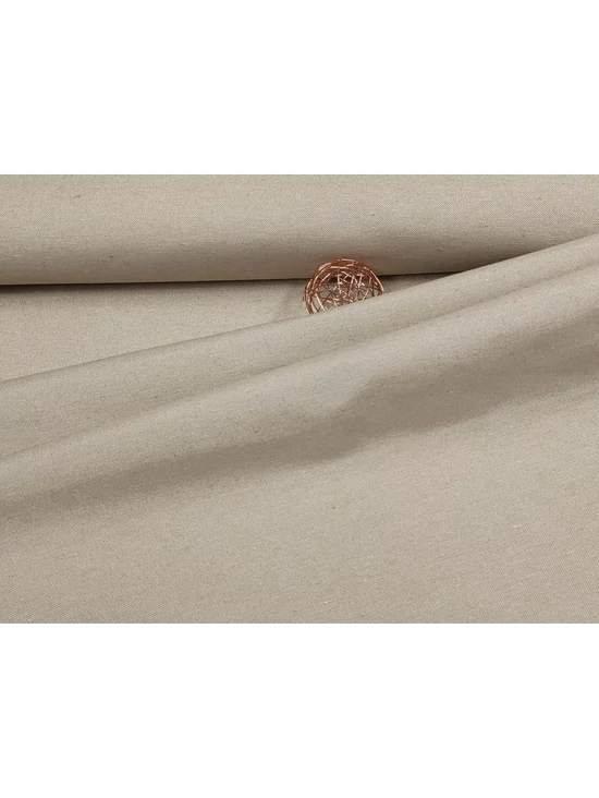 egyszínű LONETA vastag vászon /melange /taupe