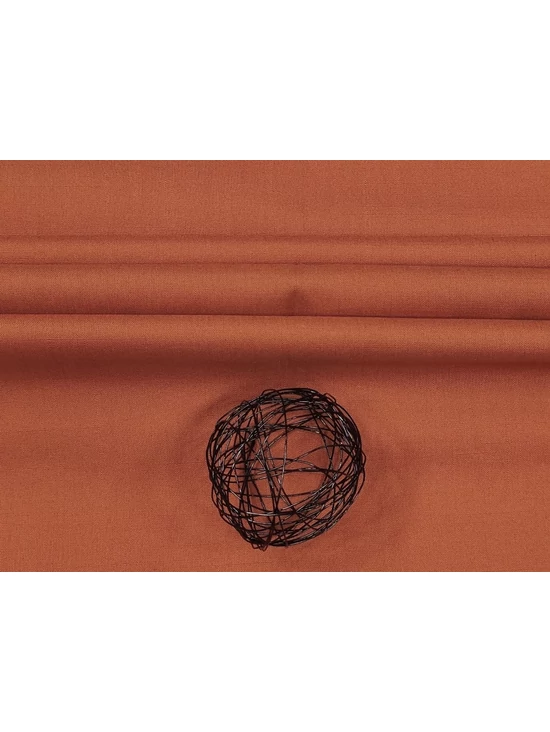 egyszínű vászon /cross slub canvas /terrakotta