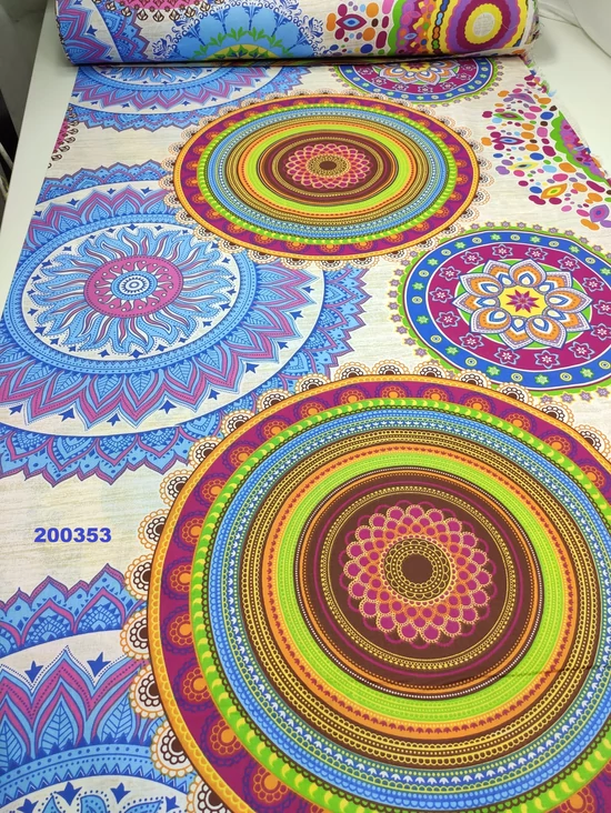 mintás pamutvászon /mandala (legszínesebb 44,5 cm)