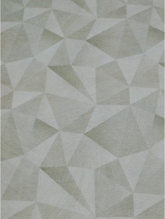 mintás LONETA vastag vászon DIGITAL PRINT /geometriai mintás /világos khaki