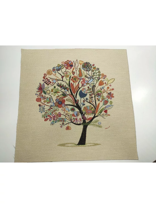 párna panel /az élet fája (fa 33.8cm×37.6m) /natúr