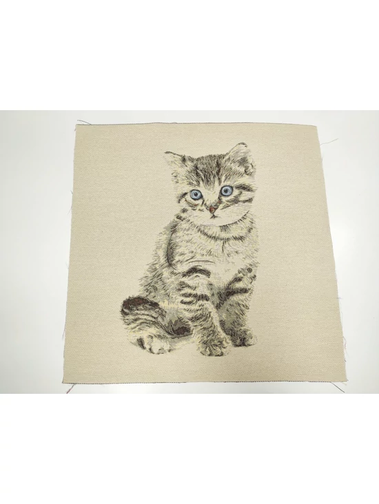 párna panel /kiscicás (cica 24.7cm×37.2cm) /natúr