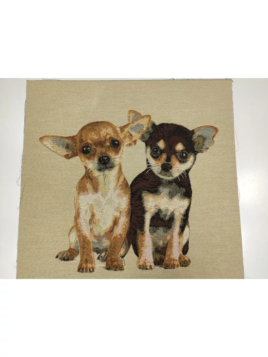 párna panel /csivava pár (barna 35cm×20.8cm) /natúr