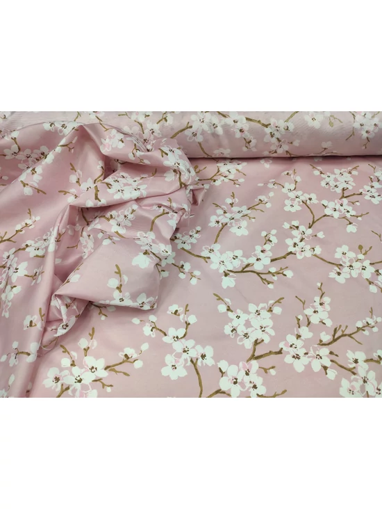mintás microfiber /cseresznyevirág /rózsaszín