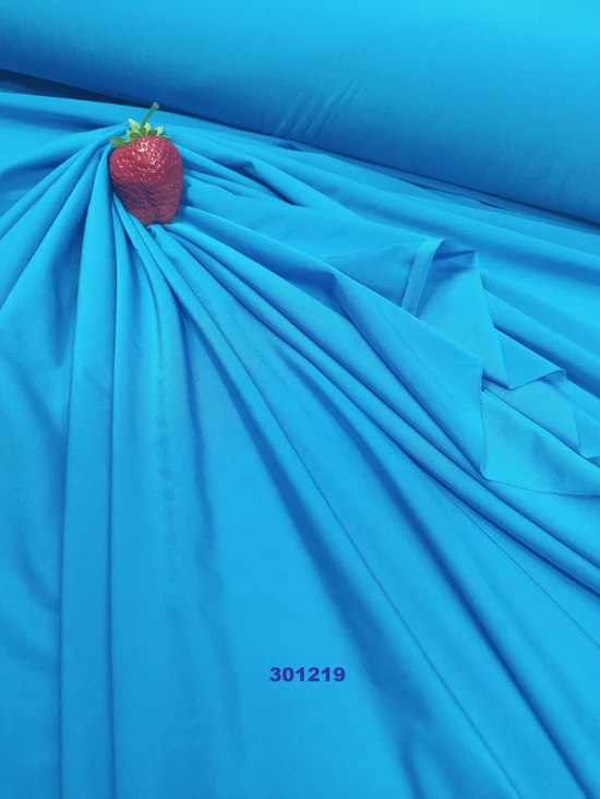 egyszínű fürdőruha jersey /türkiz(FÉLMÉTER)