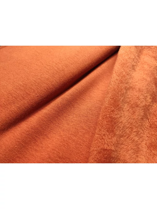 egyszínű warmkeeper /szőrös szabadidő anyag /rozsda