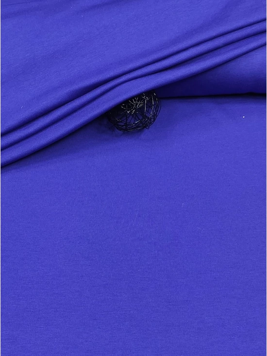 egyszínű viszkóz jersey /királykék