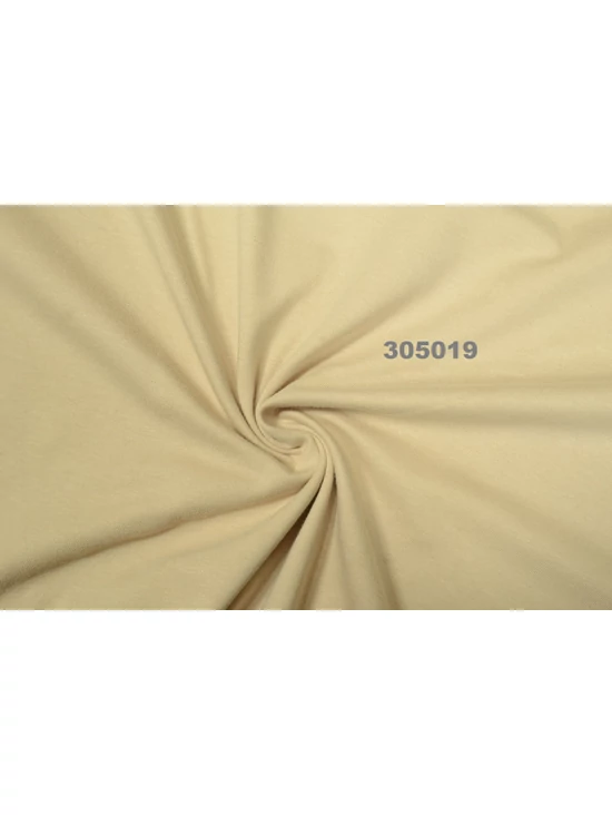 egyszínű 100% pamut jersey /drapp