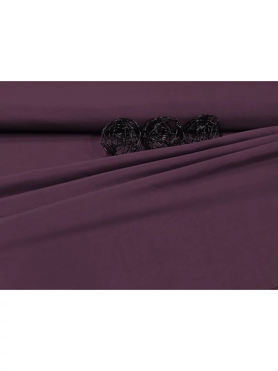 egyszínű ottomán jersey /burgundy
