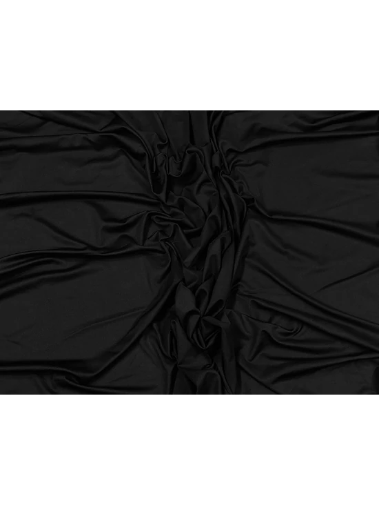 elasztikus polyester jersey /Derby fürdőruha /fekete