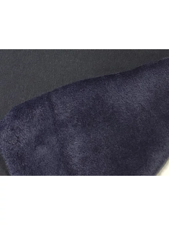 egyszínű warmkeeper /szőrös szabadidő anyag /sötétkék