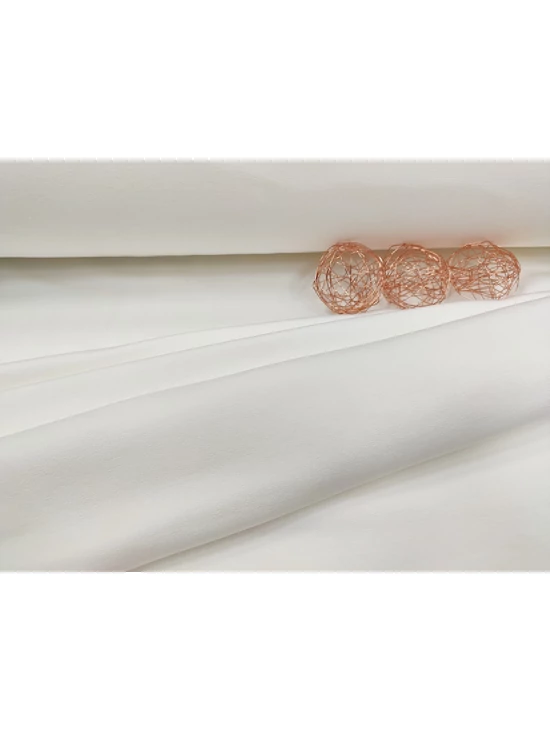 elasztikus egyszínű bolyhos futter /rayon /krém