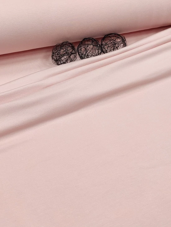 elasztikus egyszínű bolyhos futter /rayon /rózsaszín