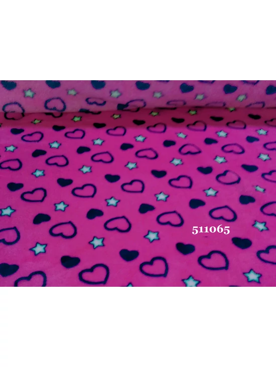 mintás wellsoft /szivecske /sötét pink-sötét kék