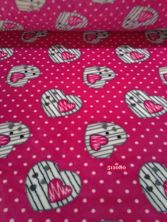 mintás wellsoft /csíkos szivecske mintás /pink