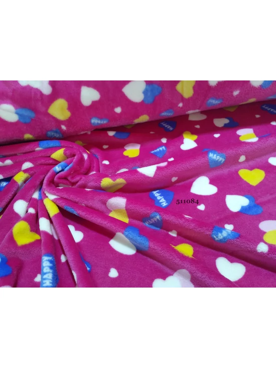 mintás wellsoft /HAPPY szivecske /pink