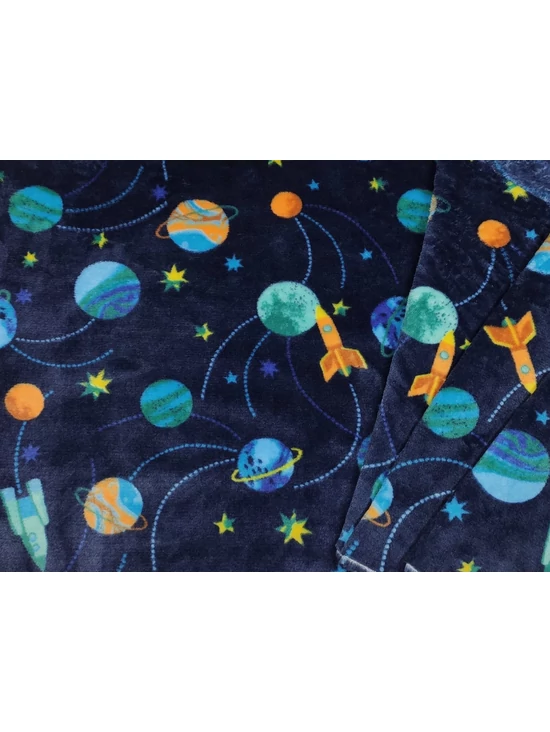 mintás wellsoft /zűrutazás (zöld űrhajó 6.2cm×3.2cm) /sötétkék