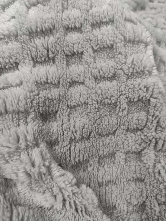 jacquard mintás sherpa /kocka 2cm*2cm /ezüst