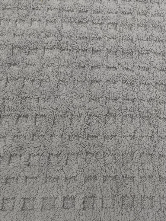 jacquard mintás sherpa /kocka 2cm*2cm /ezüst