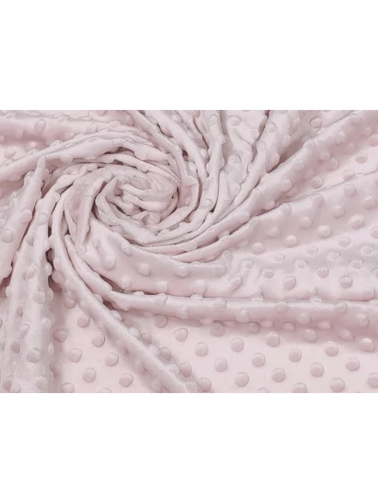 minky dot /rose gold