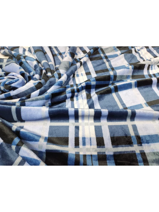 mintás wellsoft /Burberry kockás /párizsi kék-égkék