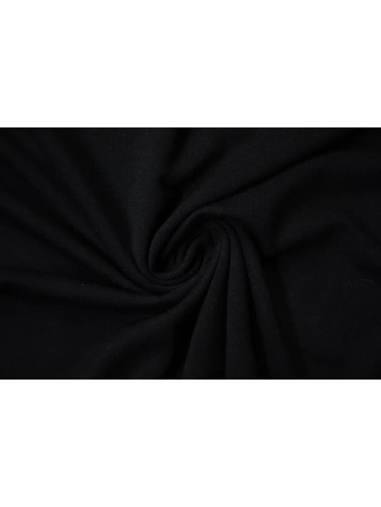 egyszínű viszkóz jersey /fekete