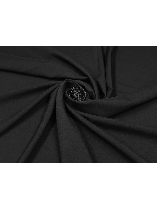 elasztikus kevertszálas szövet /T/R twill /vastag /Fekete