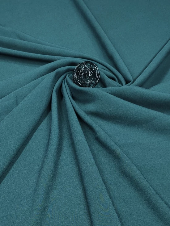 elasztikus kevertszálas szövet /T/R twill /vastag /Petrolkék