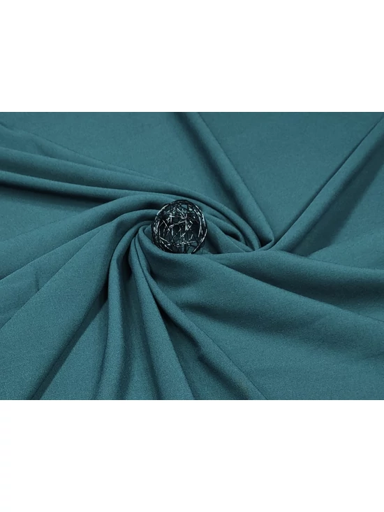 elasztikus kevertszálas szövet /T/R twill /vastag /Petrolkék