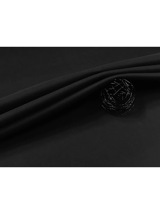 elasztikus pamutszatén /fekete