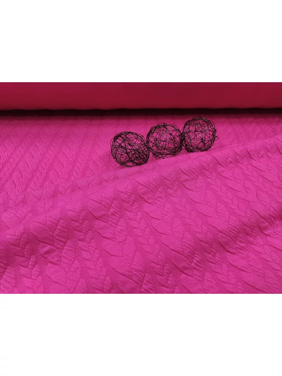 kötött hatású anyag /csavart mintás /pink