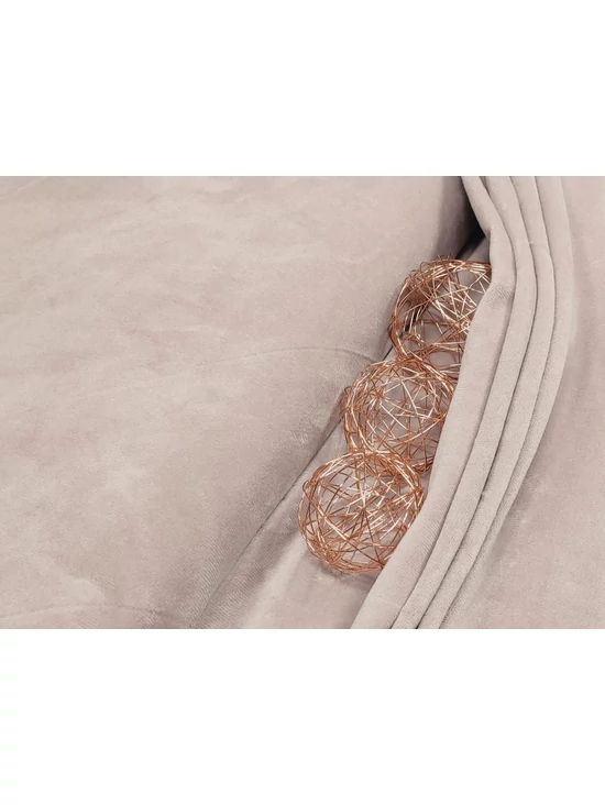 elasztikus egyszínű plüssvelúr /dusty rose