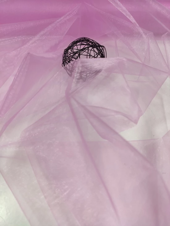 organza /150cm széles /rózsaszín