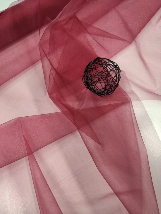 organza /150cm széles /bordó